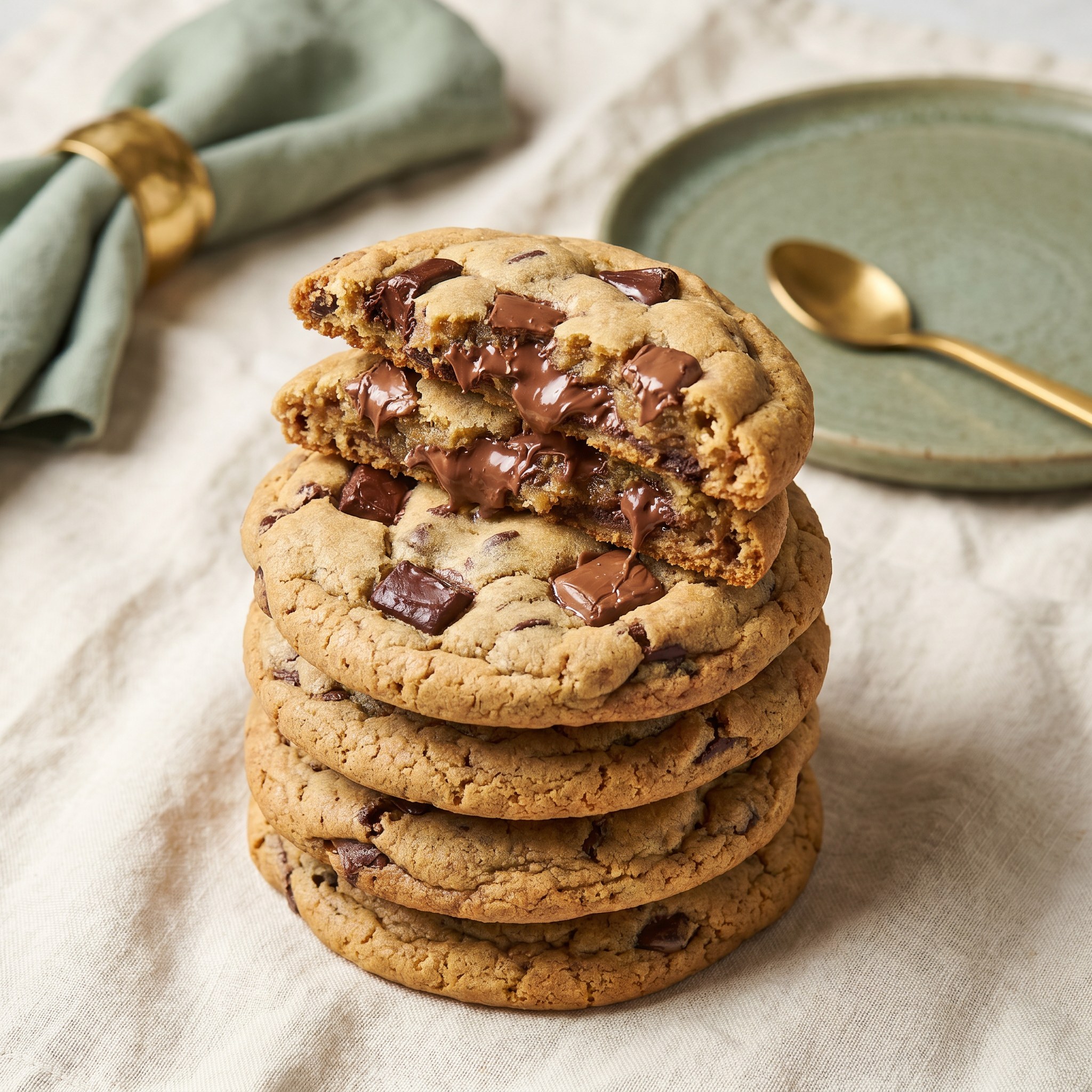Giant New York style chocolate chip cookies